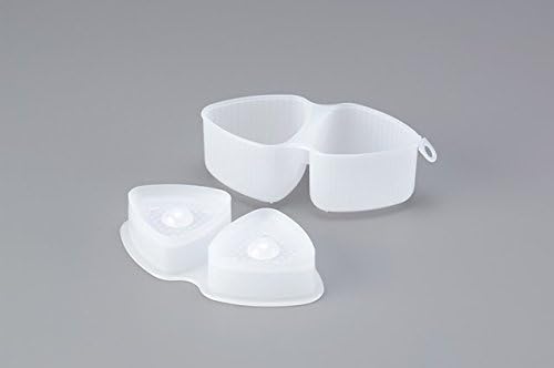 2 x Triangle Sushi Mold, White