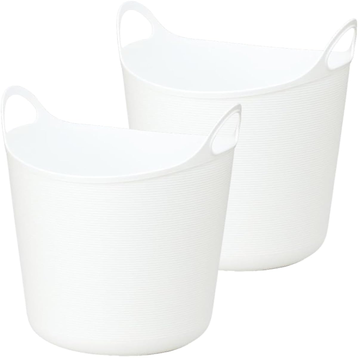 Argo Basket, Large, Set of 2, White