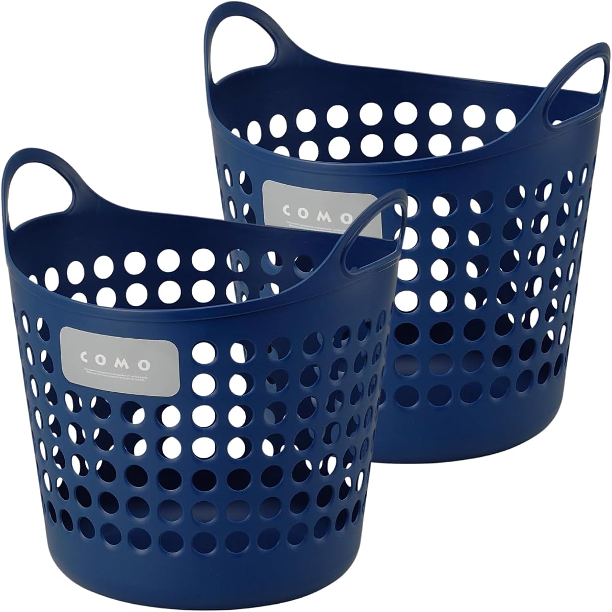 Como Basket, Medium, Set of 2, Navy