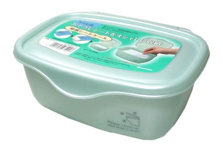 Green Plastic Water Tissue Case