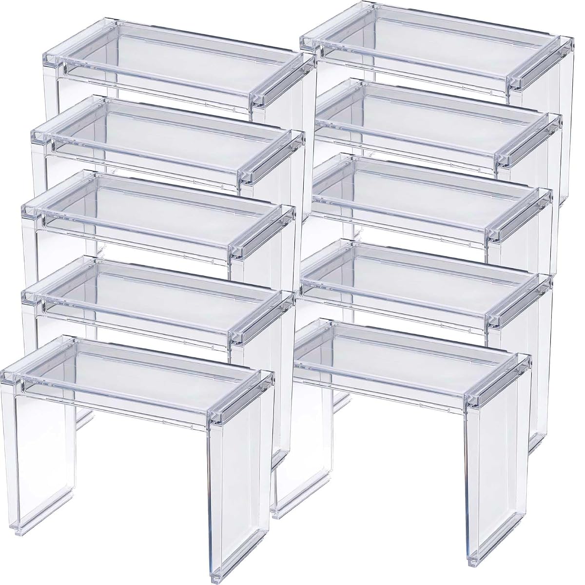 Small Storage Bathroom Mirror, Slide Rack, 10 P Clear