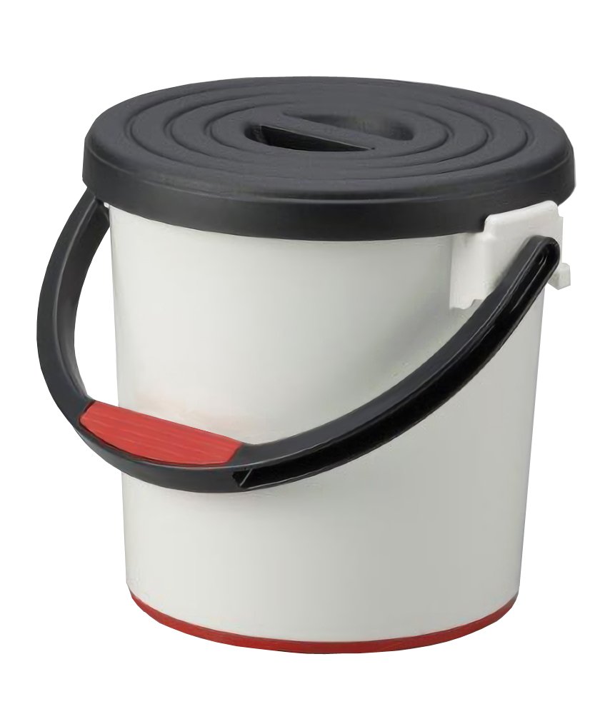 Splash 5 Bucket with Lid, White